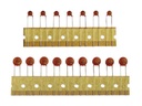 Keramisk kondensator - 100nF (0,1uF) / 50V (2,54mm)
