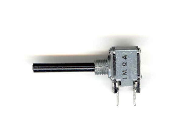 Potmeter - 1 Mohm lin. stereo (Ø4mm)