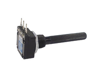 Potmeter - 220kOhm lin. plasthus (Ø6mm)