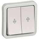 Opus 74 jalousiafbryder - lysegrå