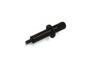Spindel til lille trimmepotmeter - Ø4,9 x 25,5mm, Sort