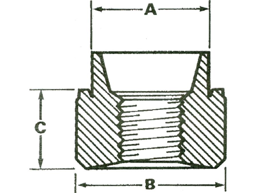 Nittemøtrik - M3 (10 stk.)
