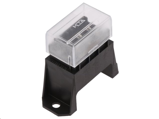 Bilsikringsholder - Boks til 4x19mm sikring, maks. 80A