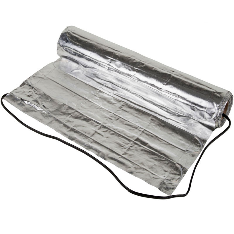 Alumat parketgulvvarmemåtte 0,5x2,0m 1m² 80W