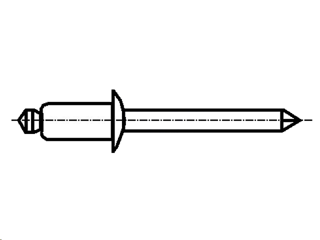 Popnitter, aluminium - Ø2,4 x 5mm (50 stk.)