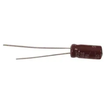 220uF / 400V Lodret elektrolyt, Ø25x40mm (105°C)