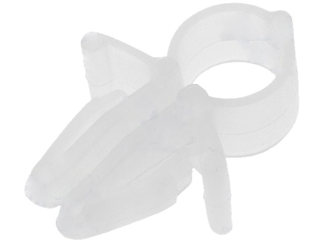 Selvfikserende kabelholder - Ø5,5mm mont.hul, Ø5,1mm kabel