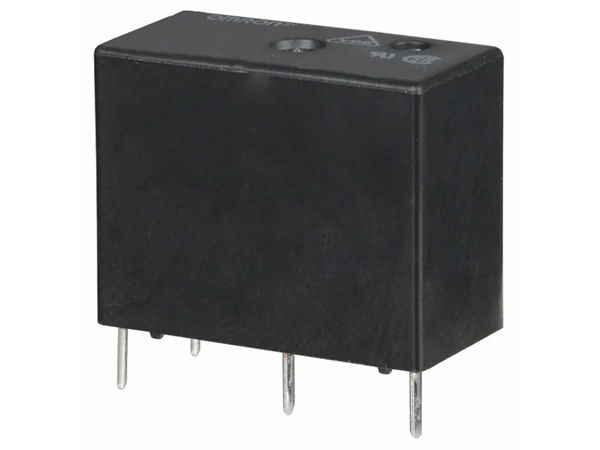 Miniature relæ - 12VDC / 5A, 1 x skifte (10x16x20mm)