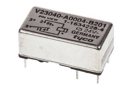 Signal relæ - 24VDC, 2A, 1 x skifte (SPDT)