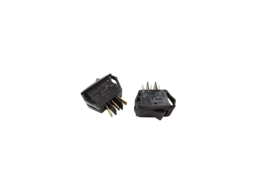 Vippekontakt - 1P ON-ON 10A / 250V, Sort