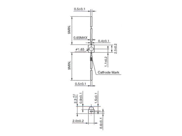 Aksial IR LED - 950nm (Stanley AN501)