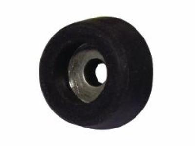 Gummifod med stålindlæg - Lille, (Ø26 x 10 mm)