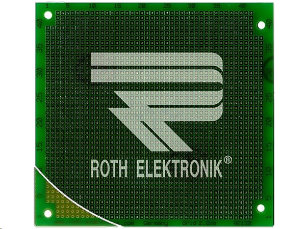 Hulprint - 90x96mm, enkeltsidet, 2mm hulafst. (1 stk.)