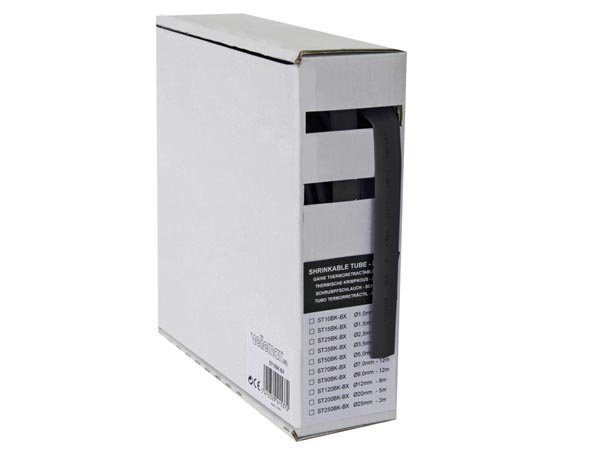 Krympeflex 2:1 - Ø3,2mm SORT (15m boks)