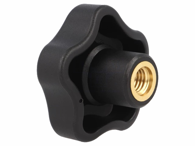 Fingerskrue - M10 x L20mm gevindhul, Ø50mm greb