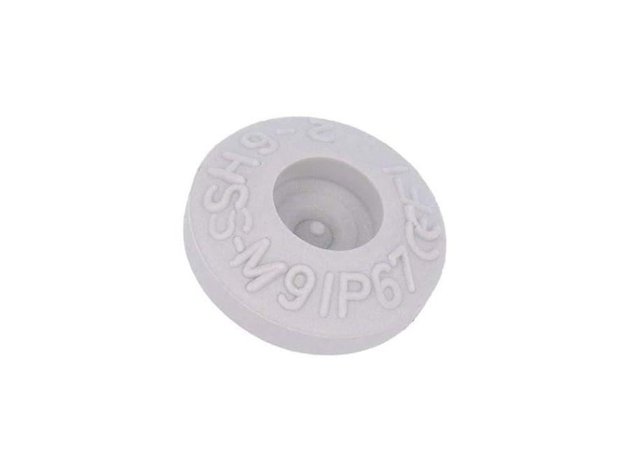 TPE kabelgennemføring - Ø2-7mm, IP67, Grå (M9 hul)