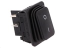 Vippekontakt - 2P OFF-ON, 250V/16A, Sort (IP65)