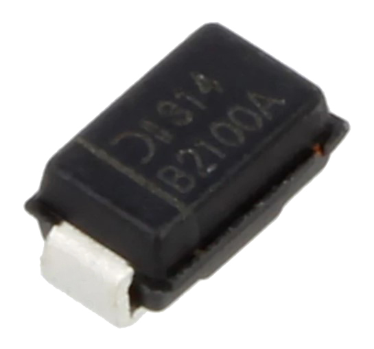 B2100A-13-F SCHOTTKY Ensretterdiode - 100V 2A (SMA)