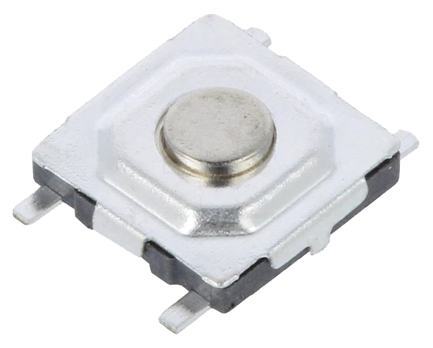 TACT mikrotrykkontakt - 5,2 x 5,2mm, H=1,5mm (SMD)