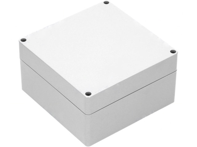 G399 plastkabinet - Mørkegrå, IP65 (160x160x90mm)