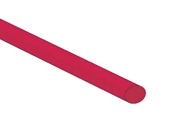 Krympeflex 2:1 - Ø4,8mm RØD (1,2m)