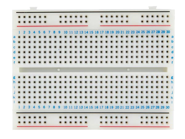 Loddefri forsøgsbord (Breadboard) - 456 huller