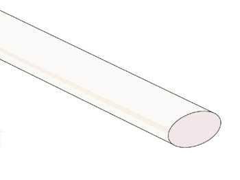 Krympeflex 2:1 - 6,4mm KLAR (1,2m)