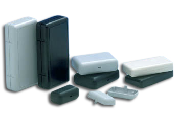 TEKO "sæbe" ABS kabinet - Sort (131x65x30,5mm)