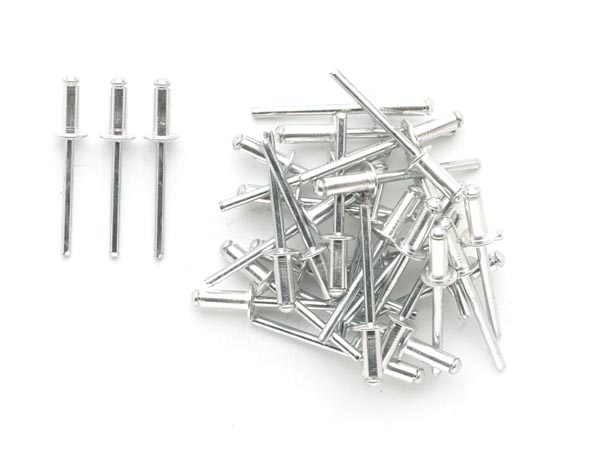 Popnitter, aluminium - Ø2,9 x 10,5mm (100 stk.)