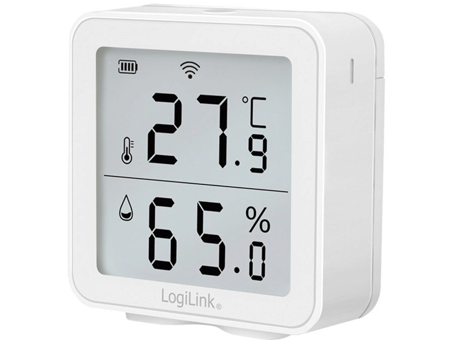 WiFi temperatur- og fugtighedssensor, Tuya-kompatibel