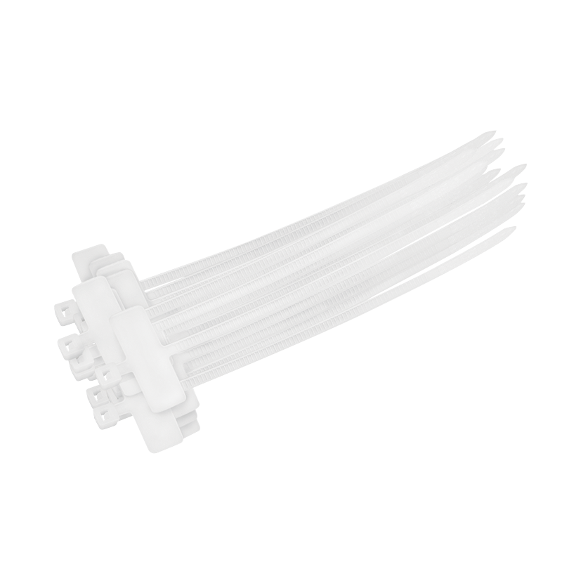 Kabelstrips m. skrivefelt - 2,5x100mm, Hvid (100 stk.)