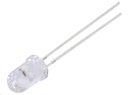 5mm LED - Rund, RØD vandklar (80mcd 20°)