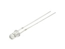 3mm HB LED - Rund, BLÅ vandklar (2200mcd 30°)