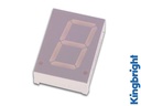 7-segment display - 20mm, Anode, Gul (2,2mcd)