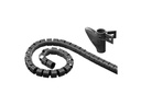 Fleksibel kabelsamler - Ø20mm, Sort (2,5m)