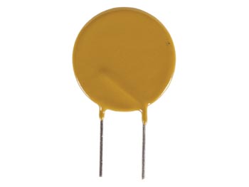 PTC genskabende sikring - 0,75-1,5A / 72Vdc (5,08mm)