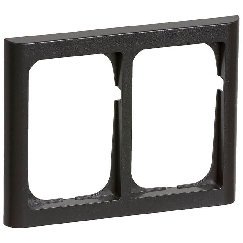 LK Fuga ramme Softline 63 2x1½m - koksgrå