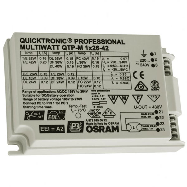 HF Spole QTP-M 2x26-42W 230V