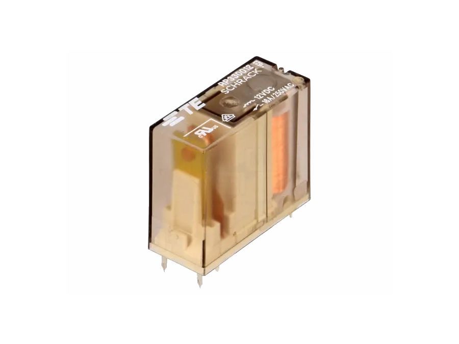 Miniature relæ - 12VDC / 16A, 1 x slutte (SPST-NO)