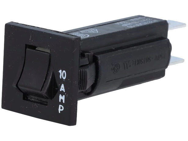 Automatsikring - 10A / 250VAC (32VDC), SPST-NC