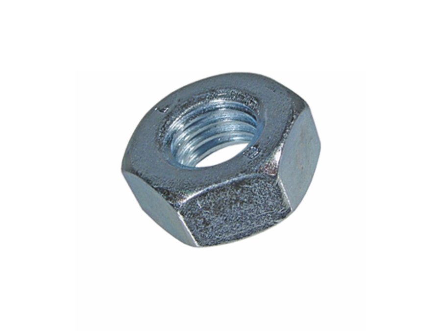 Møtrik, sekskantet - M3, forsinket stål, H2,4mm (50 stk.)