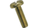 Maskinskrue, panhoved - M3x6mm, ligekærv (25 stk.)