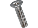 TORX maskinskrue, undersænket - M2,5x10mm, TX8 (20 stk.)