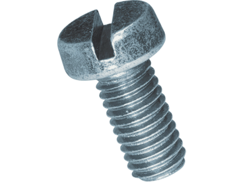 Maskinskrue, cylindrisk - M5x90mm, ligekærv (10 stk.)