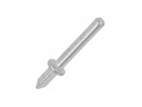 Printspyd m. stop - Nikkel belagt, Ø1,3x12mm (100 stk.)