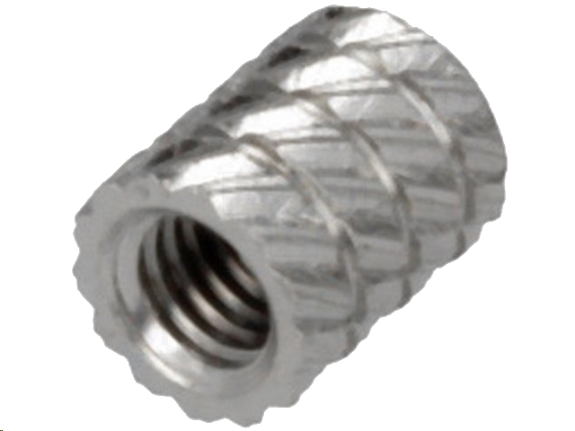 Gevindindsats til plast - M3, Ø4,5mm, L5,9mm (10 stk.)