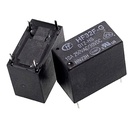 Subminiature relæ - 12VDC / 10A-250VAC, 1 x slutte (SPST-NO)