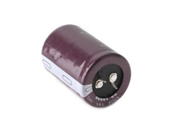 10000uF / 80V lodret elektrolyt, snap-in, Ø35x50mm (85°C)