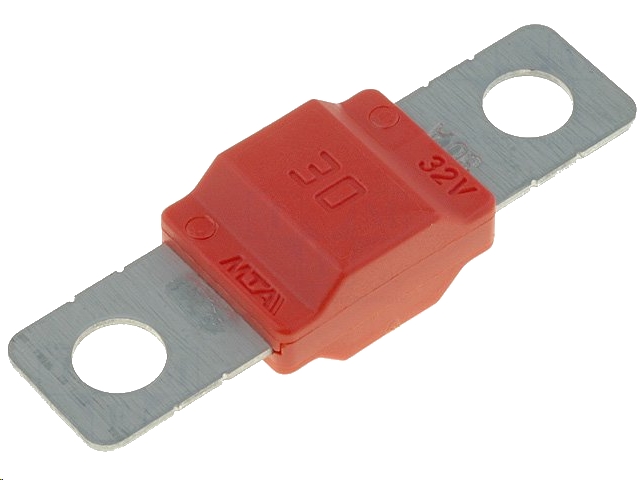 MIDIVAL autosikring - 30A, 40mm, M5 skrue