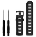 Urrem til Garmin Fenix 6X / 5X / 3 HR - 26mm silikone, Sort